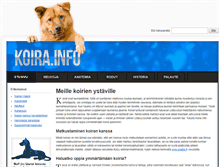 Tablet Screenshot of koira.info